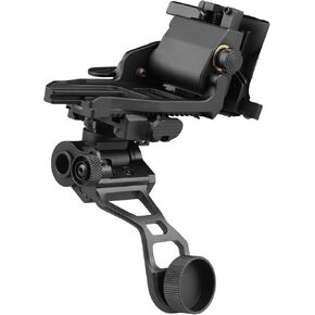 New Metal Night Vision Goggle NVG Bracket, Dovetail Interface Design+ j-arm Mount for Helmet Night Vision fit for PVS 14 (UK Standard Interface)