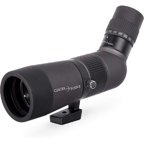 CenterPoint Optics CPSPTS 10-20 x 50mm Spotting Scope, Tripod And Case Black