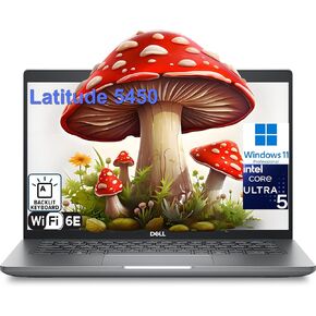 Dell Latitude 5450 Business Laptop 5000 Series Computer, 14" FHD, Intel 12-Core Ultra 5 135U (Beat i7-1355U), 16GB DDR5 RAM, 512GB PCIe SSD, WiFi 6E, Backlit Keyboard, Thunderbolt 4, Windows 11 Pro