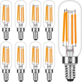 8-Pack E12 LED Bulb, T6/5W E12 Bulb Dimmable (60W Equivalent) with Soft Warm White 2700K, Candelabra Light Bulbs with 90+ CRI, No Flicker for Chandeliers,Ceiling Fan,Pendant,Vanity