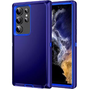 بالنسبة إلى Galaxy S23 Ultra Case ، غبار الغبار/إسقاط الصدمات الثقيلة 3 طبقات كاملة حماية الغطاء الوعرة لـ Galaxy S23 Ultra ، الفيروز