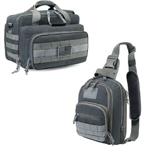 Range Bag Medium Tactical Chest Sling Pack (Arsenic Gray)
