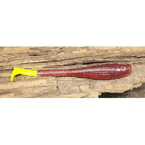 5" Super Model Paddle Tail Swimbaits - 6-Pack, Spicy Pumpkin (Made in USA)