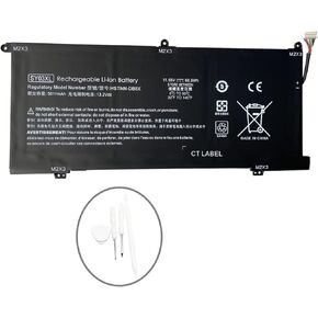 SY03XL Laptop Battery Replacement for HP Chromebook X360 14 G1 14-DA 14-DA0011DX 14-DA0021NR 14-DA0500ND Chromebook 15-DE 15-DE0010NR 15-DE0021CL L29913-221 L29959-002 SY03060XL