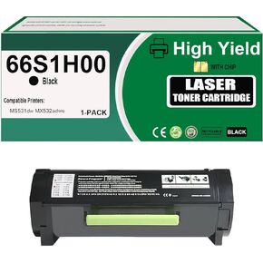 66S1H00 High Yield Toner Cartridge for MS531 MX532 MS531dw MX532adwe Printers (1 Black)