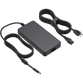 240W Dell Laptop Power Supply by Mackertop, Compatible with Alienware 13/15/17, M17/M15/X51, M17X/M18X, G3/G5/G7/G15, Precision 7710/7730/7520/M6800/M6700, and PA-9E Series, Includes 7.4mm AC Adapter