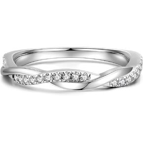 Gold Moissanite Curved Band for Women, D Color VVS1 Clarity Lab Created Diamond Band 14K Yellow Gold Vermeil S925 Sterling Silver Band Moissanite Contour Rings for Women Wife Gifts