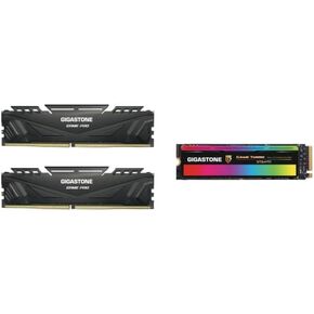 Gigastone [Fortnite PUBG] M.2 SSD 2TB FPS Shooter Games Professional CS Valorant Apex PCIe Gen 4 NVMe Solid State Drive PC Laptop 7,000MB/s Storage Expansion Gaming Graphics Creators GT6470