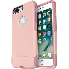 OtterBox Commuter Case for iPhone 8 Plus & iPhone 7 Plus - Non-Retail Packaging - Ballet Way (Pink Salt/Blush)