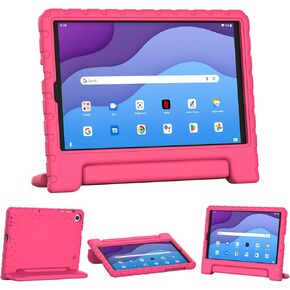 Kids Case for Lenovo Tab M10 HD 10.1 Inch 2nd Gen 2020 Release(TB-X306F/TB-X306X), Lightweight Shockproof Handle Stand Kids Case (Rose)