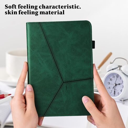 Case for Samsung Galaxy Tab S9 Fe Plus /S9 Plus 12.4 بوصة ، Samsung Galaxy Tab S9 Plus Pu Leather Protection Cover مع فتحات بطاقة لجهاز الكمبيوتر اللوحي S9+ /S9 Fe+ - الأزرق in Kuwait