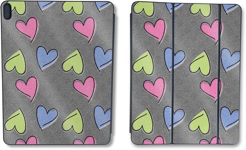 Glossy Glitter Skin Compatible with Apple Smart Folio for iPad Air 11-inch (M2) 2024 - Anime - Premium 3M Vinyl Protective Wrap Decal Cover - Easy to Apply | Crafted in The USA by MightySkins in Saudi Arabia