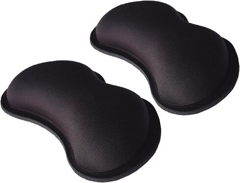 Carpal Tunnel Ergonomic Small Portable Gaming Office Computer Gel Wrist Rest for Mouse Black Pack of 2 in Saudi Arabia