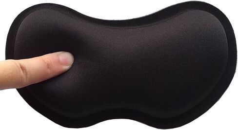 Carpal Tunnel Ergonomic Small Portable Gaming Office Computer Gel Wrist Rest for Mouse Black Pack of 2 in Saudi Arabia