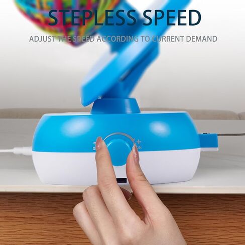 Electric Yarn Ball Winder for Crocheting|Automatic Yarn Cake Winder Stepless Speed, Adjustable Weaving Ball Winders, Helper for Yarn Collection Lovers, Green in Saudi Arabia