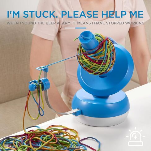 Electric Yarn Ball Winder for Crocheting|Automatic Yarn Cake Winder Stepless Speed, Adjustable Weaving Ball Winders, Helper for Yarn Collection Lovers, Green in Saudi Arabia