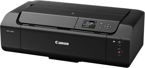 Canon PIXMA PRO-200S Professional 13" Wireless Inkjet Photo Printer with 3.0" Color LCD Monitor, 8-Color Dye-Based Ink, Black in Kuwait