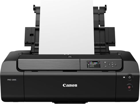 Canon PIXMA PRO-200S Professional 13" Wireless Inkjet Photo Printer with 3.0" Color LCD Monitor, 8-Color Dye-Based Ink, Black in Kuwait