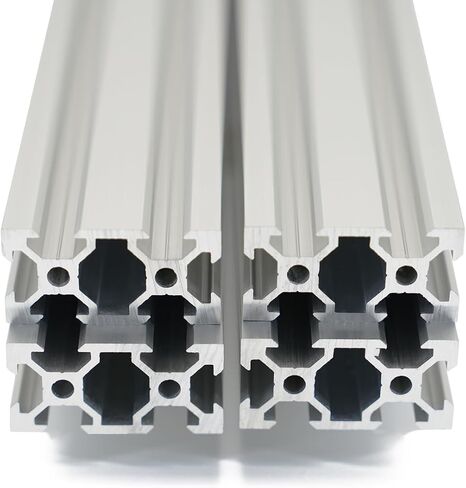 Iverntech 5PCS 1220mm 2040 V Slot Aluminum Extrusion 48.03 inches Black Aluminum Profile European Standard Anodized Linear Rail for DIY 3D Printer and CNC Machines in Kuwait