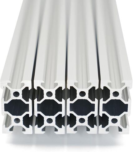 Iverntech 5PCS 1220mm 2040 V Slot Aluminum Extrusion 48.03 inches Black Aluminum Profile European Standard Anodized Linear Rail for DIY 3D Printer and CNC Machines in Kuwait