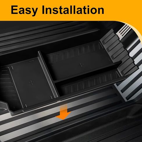 Center Console Organizer Tray for Cybertruck 2024 Compatible with Tesla Cybertruck Accessories 2023 Armrest Tray Storage Box TPE Insert Organizer fot Cybertruck, Black in Saudi Arabia
