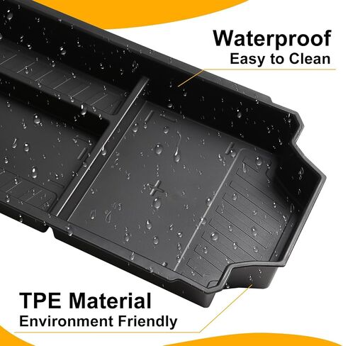 Center Console Organizer Tray for Cybertruck 2024 Compatible with Tesla Cybertruck Accessories 2023 Armrest Tray Storage Box TPE Insert Organizer fot Cybertruck, Black in Saudi Arabia