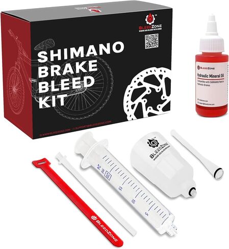 مجموعة التسييل لفرامل Shimano MTB الهيدروليكية مع زيت معدني 60 مل in Kuwait