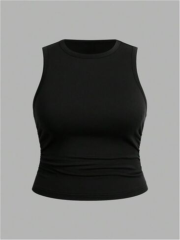 Women's 3 Pack Plus Size Leopard Print Fitted Cherry Tank Tops Graphic Crewneck Sleeveless Shirt Top in Saudi Arabia