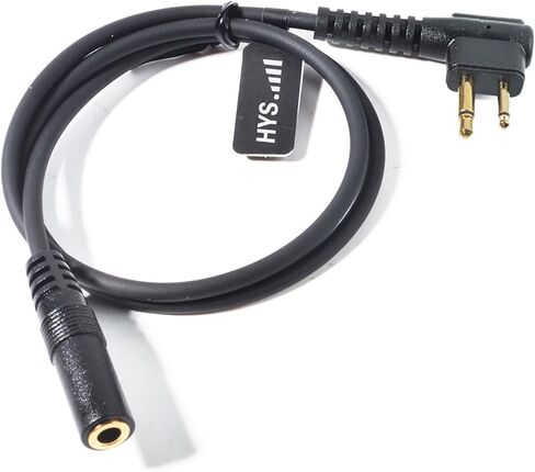 HYS CLS1110 CLS1410 2 PIN إلى 3.5 مم صوتية Walkie Talkies Calpter Adapter Cable لـ Motorola Walkie Talkies مع MIC ، سماعة أذن محول لـ CP200 GP2000 XU1100 PRO1150 MU12 in Saudi Arabia
