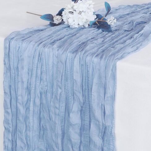Cheesecloth Table Runner Sage Green 10Ft Gauze Table Runners Boho Rustic Sheer Cheese Cloths Table Runner for Wedding Baby Bridal Shower Decorations Birthday Christmas Doilies Combo in Kuwait