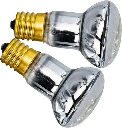 4-Pack Lava Lamp Bulb 25w, 120V R39 E17 Reflector Bulbs for Lava Lamps,Glitter Lamps,Incandescent, Yellow, Heat Lamp Replacement Bulbs in Kuwait