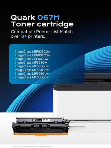 067H 067 Toner Cartridges Replacement for Canon 067 067-H CRG-067H Work with Canon imageCLASS LBP632Cdw LBP633Cdw LBP631Cw MF653Cdw MF654Cdw MF656Cdw MF651Cw MF655Cdw Printer (4 Pack, B/C/M/Y) in Saudi Arabia