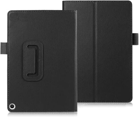 Tablet Cover for Amazon Kindle Fire HD 8 10th K72LL4(2020 Release),Ultra Slim Folio Stand Lightweight Leather Case for Kindle Fire HD 8 Plus/HD 8 2020/Kids 10th Gen 8" (Li-Red) in Saudi Arabia