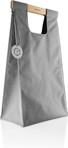 إيفا سولو | حقيبة فصل النفايات 7.4 جالون (28 لتر) | Beechwood مقابض مع إغلاق المغناطيس | حقيبة فصل نفايات مستقرة قوية | رمادي داكن in Kuwait