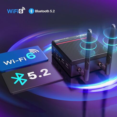 MINIX Z100-0dB Fanless Mini PC, Intel 12th Gen N100, 8GB DDR4/256GB PCIe 3.0 X4 SSD/4K Dual Display/2.5G LAN/Windows 11 Pro/Auto Power On/for Home/Office/Industrial and Commercial. in Saudi Arabia