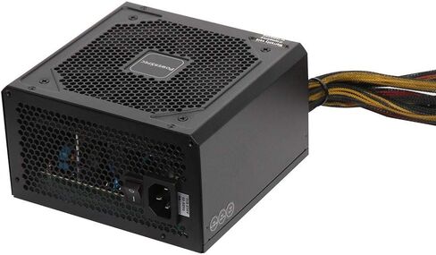 500W 80 Plus White Certified Fixed Cable Power Supply with Flat Black Cables and Quiet Fan in Saudi Arabia