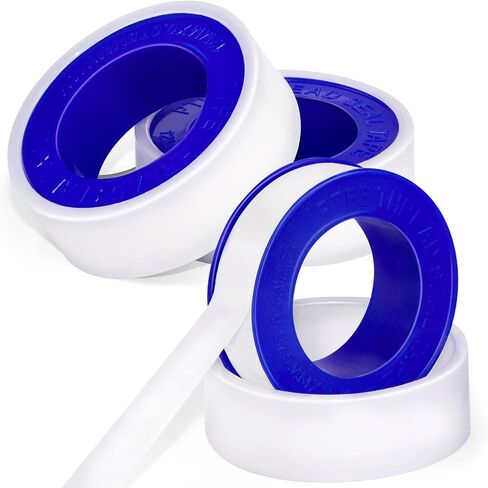 XEHAHOSH 3 Rolls PTFE Tape, High-Density Thickening, Etter Sealing, for Thread Seal Tape, Plumbers Tape, Sealant Tape, Plumbing Tape, L 590 Inch x W 0.51 Inch x T 4 Mil x D 0.45, White in Saudi Arabia