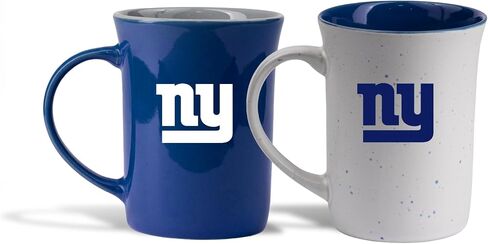 The Memory Company | Licensed NFL 2-Pack Home/Away Speckle Mug,Detroit Lions in Kuwait