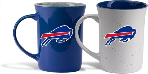 The Memory Company | Licensed NFL 2-Pack Home/Away Speckle Mug,Detroit Lions in Kuwait
