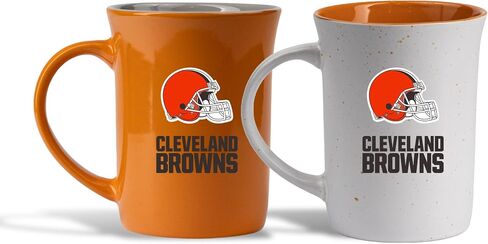 The Memory Company | Licensed NFL 2-Pack Home/Away Speckle Mug,Detroit Lions in Kuwait