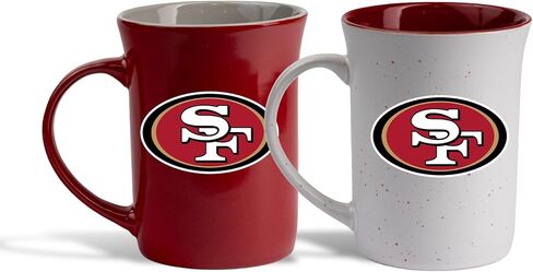 The Memory Company | Licensed NFL 2-Pack Home/Away Speckle Mug,Detroit Lions in Kuwait