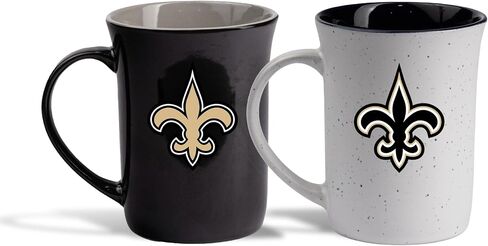 The Memory Company | Licensed NFL 2-Pack Home/Away Speckle Mug,Detroit Lions in Kuwait