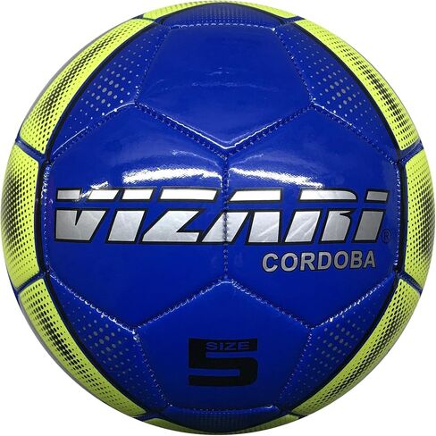 Vizari Cordoba Soccer Ball | محترفة إيفا شباب كرة كرة القدم مجموعة للعب في الهواء الطلق الداخلي | مثالي لتدريب كرة القدم والهدايا لمحبي كرة القدم (حزمة 6 و 12) in Kuwait