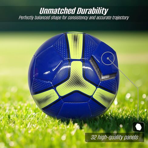 Vizari Cordoba Soccer Ball | محترفة إيفا شباب كرة كرة القدم مجموعة للعب في الهواء الطلق الداخلي | مثالي لتدريب كرة القدم والهدايا لمحبي كرة القدم (حزمة 6 و 12) in Kuwait