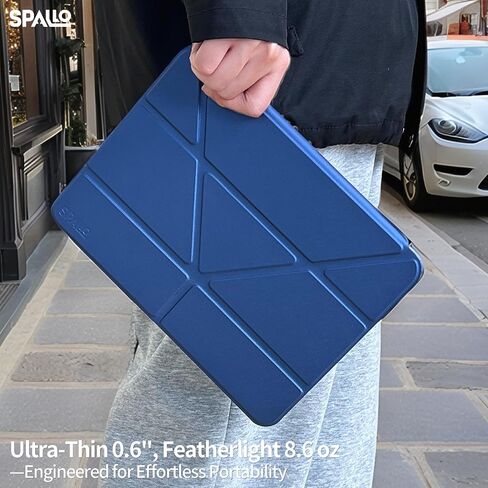 Magnetic Detachable Case for iPad (A16) 11th/10th, Portrait/Landscape Stand Cover (2025/2022) with Hard Shell Back,5 Standing Angles,Auto Wake/Sleep, Slim and Light for Travel/Business/Gaming in Saudi Arabia