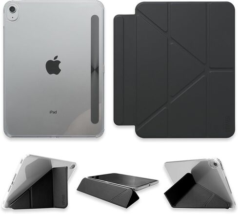 Magnetic Detachable Case for iPad (A16) 11th/10th, Portrait/Landscape Stand Cover (2025/2022) with Hard Shell Back,5 Standing Angles,Auto Wake/Sleep, Slim and Light for Travel/Business/Gaming in Saudi Arabia