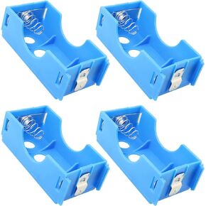 4pcs D-Cell Battery Holder 80x35mm D Size Battery Case Physical Electrical Experimental Equipment