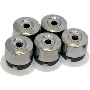 5 PCS Car Wheel Lug Nuts Bolt Cap Cover 7L6601173A for Volkswagen Touareg 2004-2016