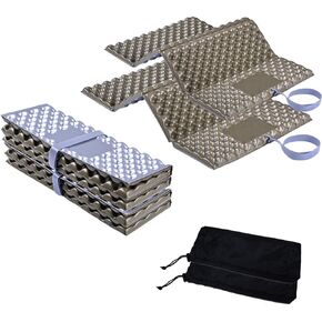 Ultralight Foam Stadium Seating for Bleachers,Hiking,Camping,Outdoor Picnic, Mountaineering,sit Pads for Backpacking 1/2 PCS(with Carry Bag)