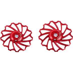 Bike Derailleur Pulley 11T 13T Ceramic Aluminum Jockey Wheel Rear Adjust 7/8/9/10 Speed 3Colors